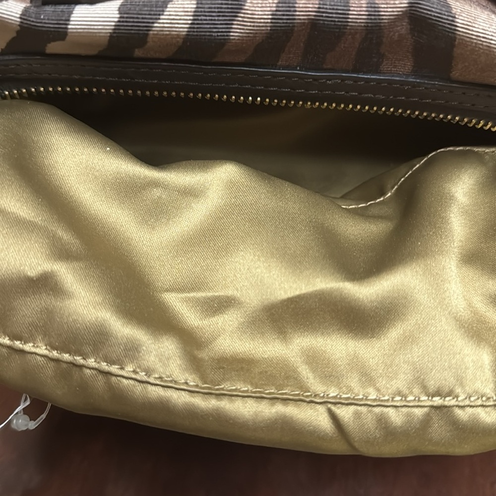 Coach Madison Zebra Print Mini Satchel Bag  Crossbody strap include - Picture 12 of 15